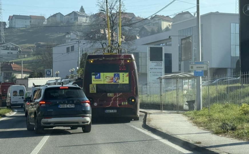 Saobraćajna nesreća u Vogošći: Nastala ogromna gužva