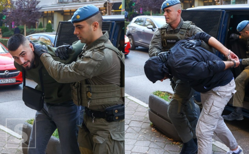 Zaplijenjeno skoro 39 kilograma droge: Osumnjičeni iz akcije "Beretka" dovedeni u Tužilaštvo KS