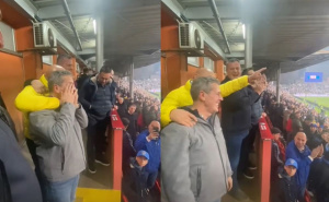 Enes Begović bodrio Zmajeve: Pogledajte njegovu reakciju kad su navijači zapjevali hit "Bosanac"