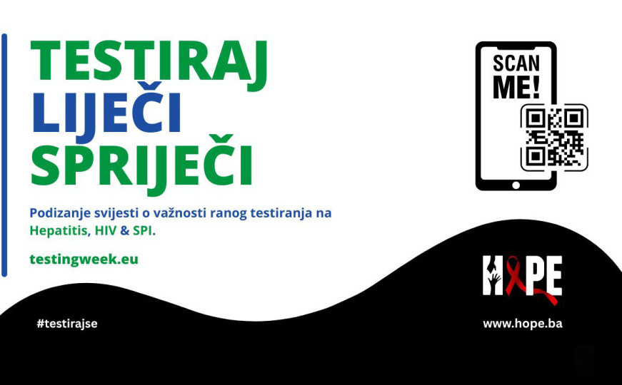 Evropska sedmica testiranja u Sarajevu: Rano testiranje donosi brojne koristi