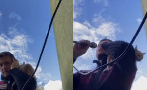 Snimak koji je rastopio mnoga srca: Znatiželjna maca se popela na imama tokom ezana