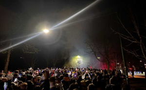 Navijači BiH u korteu krenuli prema stadionu: Bečom odjekuje "Sve što želim u ovom trenutku..."