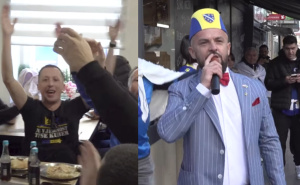 Pogledajte dernek bh. navijača u centru Beča: Dijelilo se i 300 porcija ćevapa za atmosferu