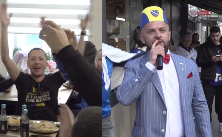Pogledajte dernek bh. navijača u centru Beča: Dijelilo se i 300 porcija ćevapa za atmosferu