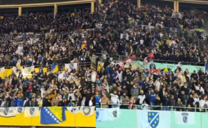 Delirijum bh. navijača u Beču: Pogledajte kakvo raspoloženje vlada na tribinama