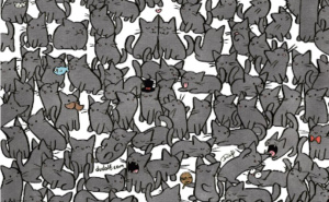 Testiramo vašu moć opažanja: Pronađite 5 potkovica među crnim mačkama za 15 sekundi