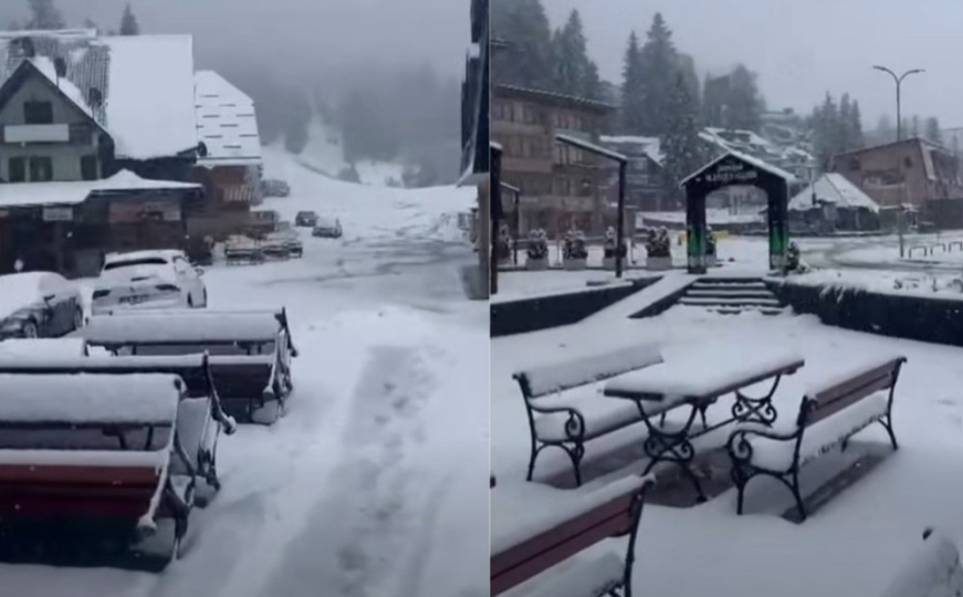 Vlašić pod snijegom: Formiran bijeli pokrivač, najavljene još intenzivnije padavine u cijeloj BiH