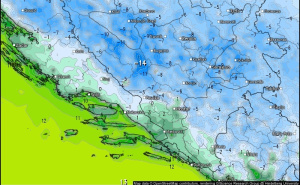 BH Meteo objavio najnoviju prognozu: Temperature će padati do -14°C, a onda nagli preokret