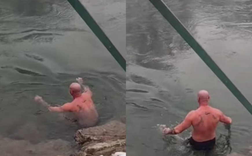 Denis zaplivao u rijeci Sani na minus 4: "Ovo radim da ojačam imunitet, ali nije za svakoga"