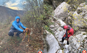 Uspješna akcija GSS-a: Spašena dva lovačka psa iz kanjona Lištice