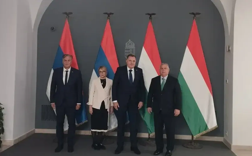 Posjeta Orbanu: Dodik, v.d i budući predsjednik RS u Budimpešti