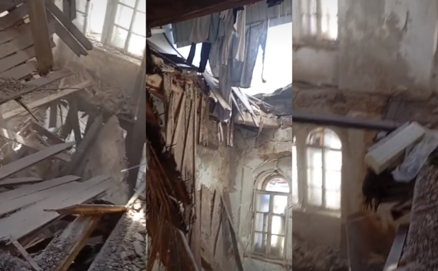 Urušio se strop iznad ambulante u Mostaru: Godinama upozoravali na problem