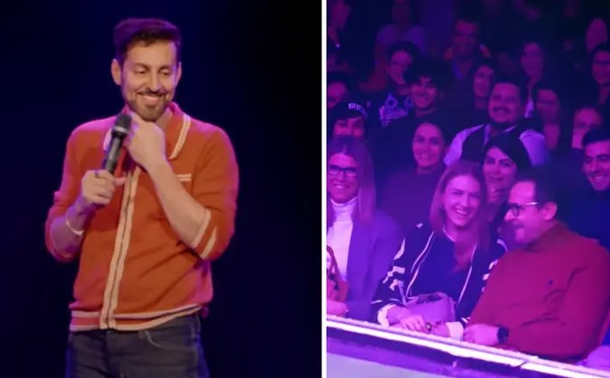 Slavni komičar Max Amini slučajno prozvao Enisa Bešlagića u publici: "Kliknuli smo na prvu"