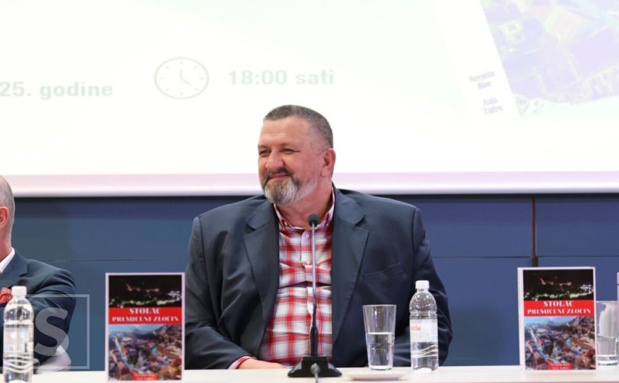 Nermin Bise promovisao knjigu "Stolac – prešućeni zločin" u Sarajevu