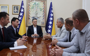 Bećirović razgovarao s delegacijom Saveza Udruženja logoraša HNK-a