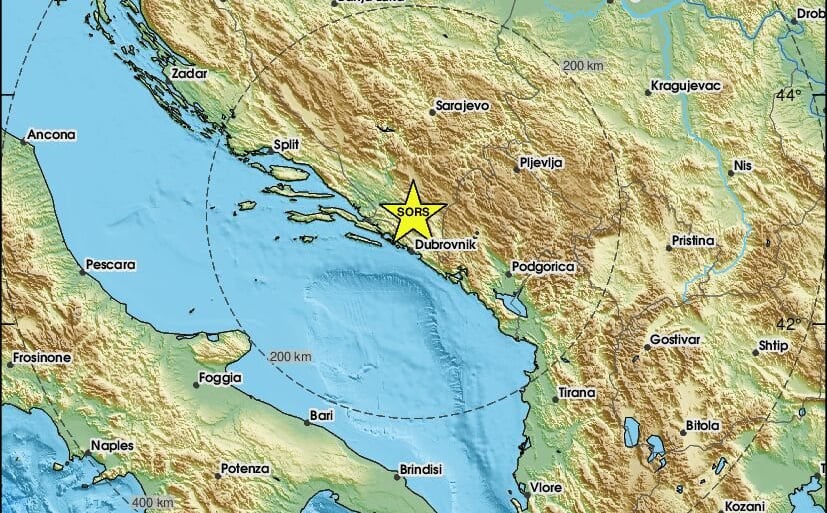 Zemljotres pogodio BiH, osjetio se i u Hrvatskoj: "Pojak"