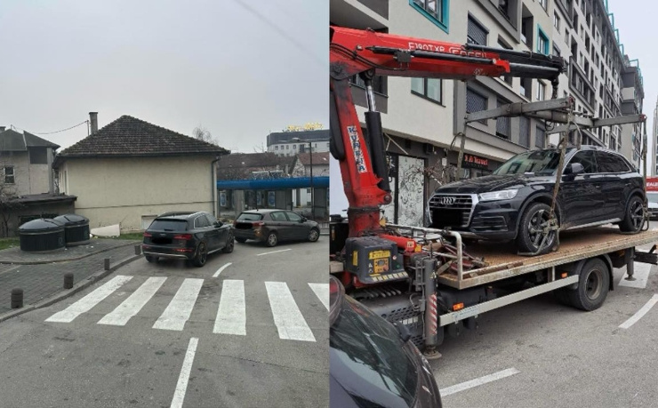 RAD i Pauk služba uklanjaju nepropisno parkirana vozila u Sarajevu: Upućen apel vozačima
