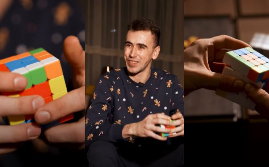 Irfan Kapidžić iz Sarajeva izrađuje imprasivne mozaike od Rubikovih kocki: Ovo je njegova priča