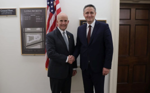 Bećirović se sastao sa američkim kongresmenom: "Nastaviti informisati zvaničnike o stanju u BiH"