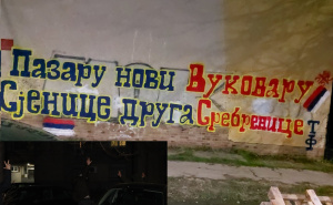 Osvanuo sramotni grafit mržnje u Pančevu: "Pazaru novi Vukovaru, Sjenice druga Srebrenice"