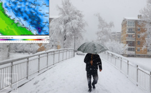 BH Meteo objavio prognozu: Stižu jake padavine i snijeg širom BiH, lokalno i do 50 cm