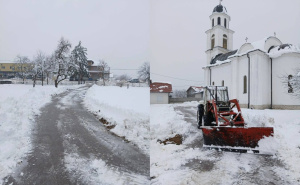 I ovo je Bosna i Hercegovina: Ibro očistio put za komšije kako bi mogli na božićnu liturgiju