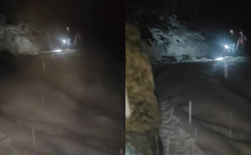 Nakon dvodnevne borbe sa snijegom uspješno evakuisana porodica iz sela Bešlići