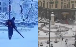 Ljudi u nevjerici gledaju kako se u Beogradu čisti snijeg: "Ko je ovdje lud?"