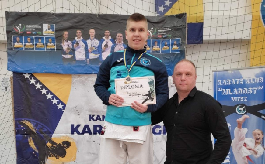 Laris Bešić, prvi bh. karatista s autizmom na Svjetskom prvenstvu: "Bitna nam je budućnost"