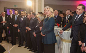 Cvijanović ugostila zvaničnike na Božićnom prijemu: Prisustvovali Čović, Krišto, Dodik, Ginkel...