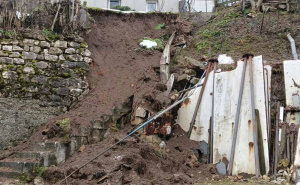 Sarajevo: Aktiviralo se klizište na Trčivodama u Starom Gradu