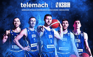 KSBiH i Telemach BH nastavljaju graditi historijske pobjede bh. košarke