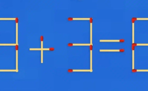 Matematička mozgalica: Koje dvije šibice morate pomjeriti da jednačinu napravite tačnom?