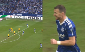 Ne zna se koji je bolji: Pogledajte nova dva majstorska gola Edina Džeke za Schalke