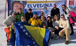 Elvedinu Muzaferiju na utrci spusta u Cortini bodrila grupa navijača iz BiH