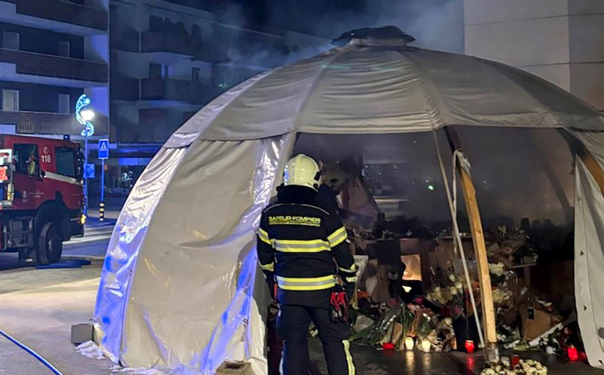 Crans-Montana: Izgorio spomenik posvećen žrtvama požara u švicarskom klubu