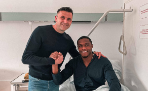 Cvitanović posjetio povrijeđenog Oliveiru: "Mi smo Sarajevo i moramo se držati zajedno"