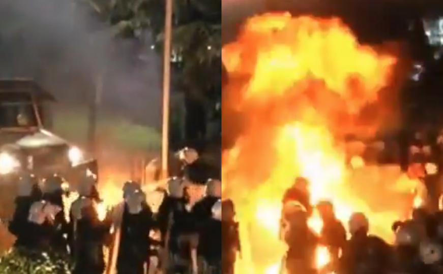 Ratne scene na ulicama Tirane: Letjeli molotovljevi kokteli, policija se sukobila s demonstrantima