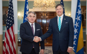 Sastanak u Washingtonu: Landau poručio da Dodik nema podršku, Komšić osudio islamofobiju