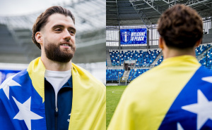 Said Hamulić ima novi klub: Na predstavljanju se ogrnuo zastavom BiH   