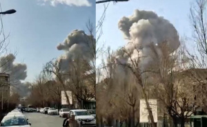 Prve snimke iz Irana: Gusti dim nad Teheranom, odjekuju snažne eksplozije