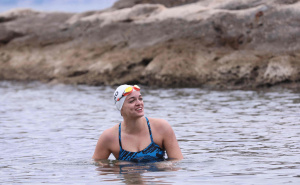 Fantastična Dina Levačić prva na svijetu otplivala oko otoka Sveta Helena