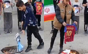 Negoduju zbog nedavnog poteza fudbalera: Djeca u Iranu spaljuju dresove Lionela Messija