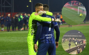 Da li je Željo oštećen u Doboju? Nakon utakmice zabilježeni incidenti, policija utrčala u teren