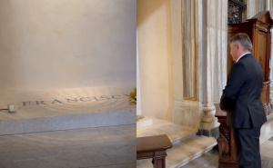 Komšić u Vatikanu odao počast papi Franji: "Simbol mira i saradnje među ljudima"