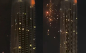 Krhotine drona pale na zgradu u Dubaiju: Pogledajte snimke s mjesta događaja