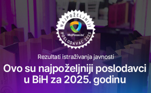 Ovo su najpoželjniji poslodavci u BiH za 2025. godinu