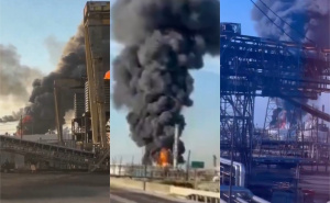 Američka rafinerija nafte u plamenu: Gusti crni dim se nadvio nad Teksasom