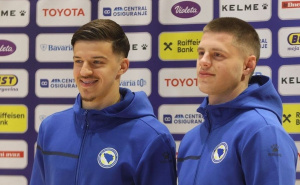 Muharemović i Čelik složni uoči okršaja sa Velsom: "Idemo da pobijedimo"