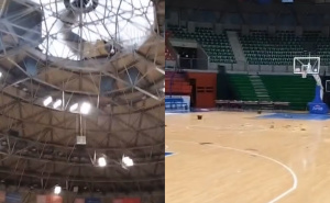 Velika oluja pogodila Zagreb: Oštećen krov Cibonine dvorane